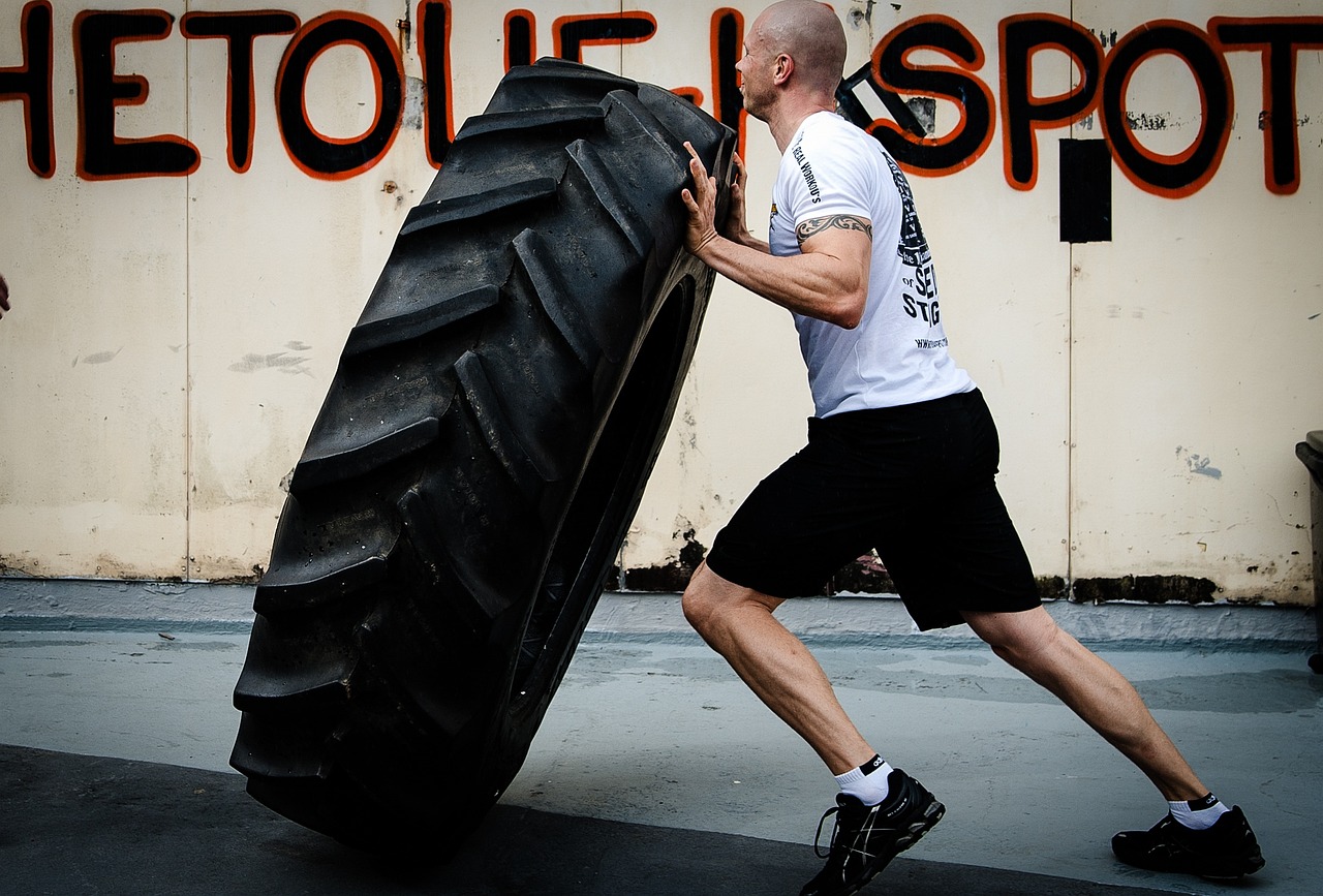 crossfit pneu